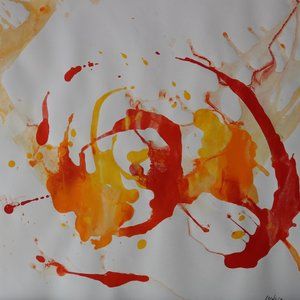 ABSTRACT PAINTING BY KARTER KOHLER